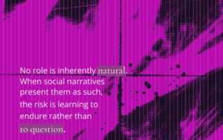 BePink card series — cultural roots that make violence thinkable.